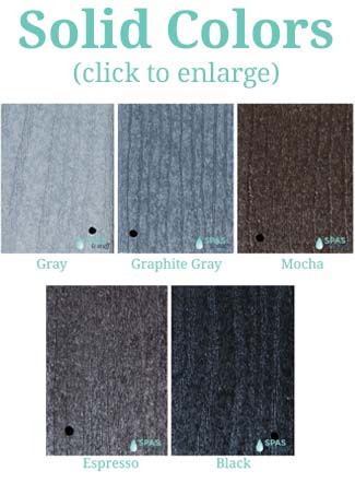 Hybrid Spa Accessory Colors