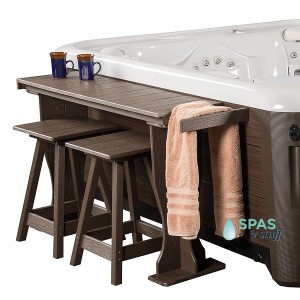 Towel Hot Tub Table 31" Height