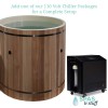 Cedar Cold Plunge Tub - Composite Liner