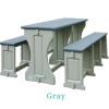 Picnic Table / Bench Set - Gray