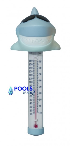Surfin’ Shark & Derby Duck Floating Pool & Spa Thermometers