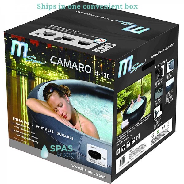Camaro Portable Inflatable hot tub packaging