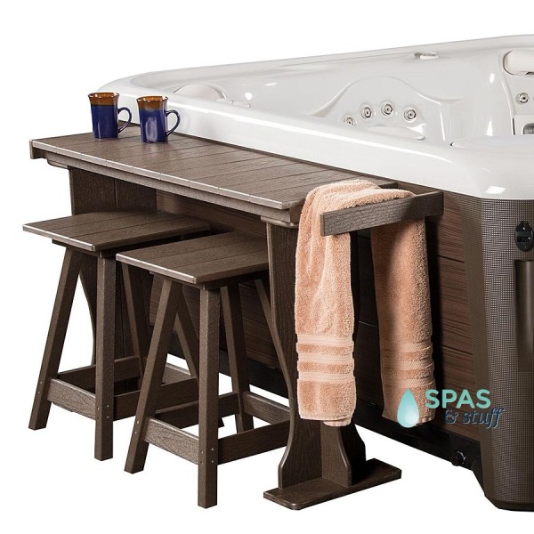 Towel Hot Tub Table 34 Spas Stuff, Outdoor Towel Warmer For Hot Tub